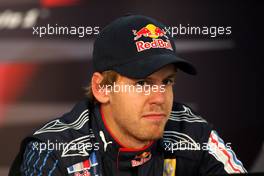 03.10.2009 Suzuka, Japan,  Sebastian Vettel (GER), Red Bull Racing - Formula 1 World Championship, Rd 15, Japanese Grand Prix, Saturday Press Conference