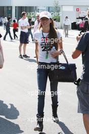 04.10.2009 Suzuka, Japan,  Jessica Michibata (JPN), girlfriend of Jenson Button (GBR), BrawnGP - Formula 1 World Championship, Rd 15, Japanese Grand Prix, Sunday