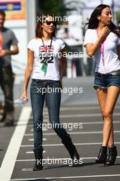 04.10.2009 Suzuka, Japan,  Jessica Michibata (JPN), girlfriend of Jenson Button (GBR) - Formula 1 World Championship, Rd 15, Japanese Grand Prix, Sunday