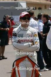 24.05.2009 Monte Carlo, Monaco,  Giancarlo Fisichella (ITA), Force India F1 Team - Formula 1 World Championship, Rd 6, Monaco Grand Prix, Sunday Pre-Race Grid