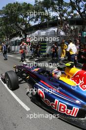 24.05.2009 Monte Carlo, Monaco,  Sebastian Vettel (GER), Red Bull Racing  - Formula 1 World Championship, Rd 6, Monaco Grand Prix, Sunday Pre-Race Grid