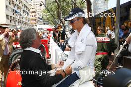 24.05.2009 Monte Carlo, Monaco,  Keke Rosberg with his son Nico Rosberg (GER), Williams F1 Team - Formula 1 World Championship, Rd 6, Monaco Grand Prix, Sunday Pre-Race Grid