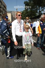 24.05.2009 Monte Carlo, Monaco,  Mika Hakkinen - Formula 1 World Championship, Rd 6, Monaco Grand Prix, Sunday Pre-Race Grid