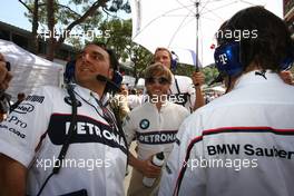 24.05.2009 Monte Carlo, Monaco,  Nick Heidfeld (GER), BMW Sauber F1 Team - Formula 1 World Championship, Rd 6, Monaco Grand Prix, Sunday Pre-Race Grid