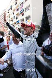24.05.2009 Monte Carlo, Monaco,  Jenson Button (GBR), Brawn GP  - Formula 1 World Championship, Rd 6, Monaco Grand Prix, Sunday Podium