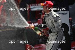 24.05.2009 Monte Carlo, Monaco,  Rubens Barrichello (BRA), Brawn GP - Formula 1 World Championship, Rd 6, Monaco Grand Prix, Sunday Podium