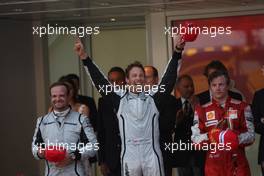 24.05.2009 Monte Carlo, Monaco,  Jenson Button (GBR), Brawn GP - Formula 1 World Championship, Rd 6, Monaco Grand Prix, Sunday Podium