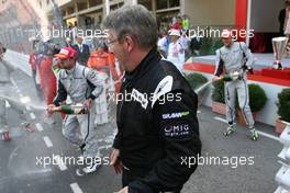 24.05.2009 Monte Carlo, Monaco,  Ross Brawn (GBR) Team Principal, Brawn GP  - Formula 1 World Championship, Rd 6, Monaco Grand Prix, Sunday Podium