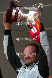 24.05.2009 Monte Carlo, Monaco,  Rubens Barrichello (BRA), Brawn GP  - Formula 1 World Championship, Rd 6, Monaco Grand Prix, Sunday Podium