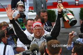 24.05.2009 Monte Carlo, Monaco,  1st place Jenson Button (GBR), Brawn GP - Formula 1 World Championship, Rd 6, Monaco Grand Prix, Sunday Podium