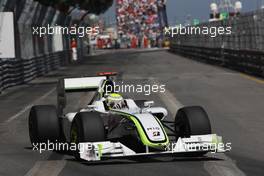 24.05.2009 Monte Carlo, Monaco,  Jenson Button (GBR), Brawn GP, BGP001, BGP 001 - Formula 1 World Championship, Rd 6, Monaco Grand Prix, Sunday Race