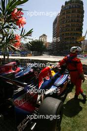 24.05.2009 Monte Carlo, Monaco,  Sebastian Vettel (GER), Red Bull Racing and Sebastien Buemi (SUI), Scuderia Toro Rosso cars  - Formula 1 World Championship, Rd 6, Monaco Grand Prix, Sunday Race