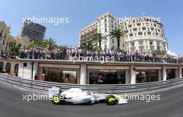 24.05.2009 Monte Carlo, Monaco,  Rubens Barrichello (BRA), Brawn GP, BGP001, BGP 001 - Formula 1 World Championship, Rd 6, Monaco Grand Prix, Sunday Race