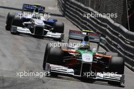 24.05.2009 Monte Carlo, Monaco,  Giancarlo Fisichella (ITA), Force India F1 Team, VJM-02, VJM02, VJM 02 - Formula 1 World Championship, Rd 6, Monaco Grand Prix, Sunday Race