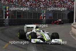 24.05.2009 Monte Carlo, Monaco,  Jenson Button (GBR), Brawn GP, BGP001, BGP 001 - Formula 1 World Championship, Rd 6, Monaco Grand Prix, Sunday Race