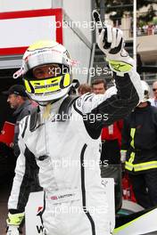 23.05.2009 Monte Carlo, Monaco,  Jenson Button (GBR), Brawn GP on pole - Formula 1 World Championship, Rd 6, Monaco Grand Prix, Saturday Qualifying