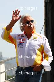 23.05.2009 Monte Carlo, Monaco,  Flavio Briatore (ITA), Renault F1 Team, Team Chief, Managing Director - Formula 1 World Championship, Rd 6, Monaco Grand Prix, Saturday