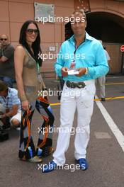 23.05.2009 Monte Carlo, Monaco,  Mila Wiegand wife of Kai Ebel (GER), RTL Television - Formula 1 World Championship, Rd 6, Monaco Grand Prix, Saturday