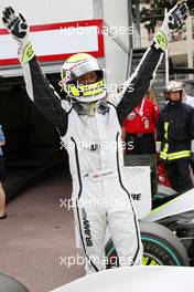 23.05.2009 Monte Carlo, Monaco,  Jenson Button (GBR), Brawn GP on pole - Formula 1 World Championship, Rd 6, Monaco Grand Prix, Saturday Qualifying