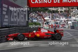 23.05.2009 Monte Carlo, Monaco,  Felipe Massa (BRA), Scuderia Ferrari makes a mistake - Formula 1 World Championship, Rd 6, Monaco Grand Prix, Saturday Practice