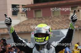 23.05.2009 Monte Carlo, Monaco,  Jenson Button (GBR), Brawn GP gets pole position - Formula 1 World Championship, Rd 6, Monaco Grand Prix, Saturday Qualifying