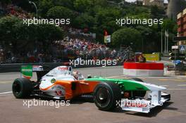 23.05.2009 Monte Carlo, Monaco,  Adrian Sutil (GER), Force India F1 Team, VJM-02, VJM02, VJM 02 - Formula 1 World Championship, Rd 6, Monaco Grand Prix, Saturday Practice