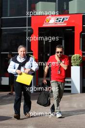 23.05.2009 Monte Carlo, Monaco,  Jean Todt (FRA) with his son Nicolas Todt (FRA), Manager of Felipe Massa - Formula 1 World Championship, Rd 6, Monaco Grand Prix, Saturday