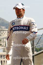 23.05.2009 Monte Carlo, Monaco,  Nick Heidfeld (GER), BMW Sauber F1 Team angry looking - Formula 1 World Championship, Rd 6, Monaco Grand Prix, Saturday