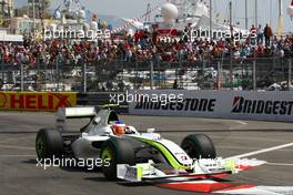 23.05.2009 Monte Carlo, Monaco,  Rubens Barrichello (BRA), Brawn GP, BGP001, BGP 001 - Formula 1 World Championship, Rd 6, Monaco Grand Prix, Saturday Practice