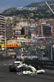 23.05.2009 Monte Carlo, Monaco,  Jenson Button (GBR), Brawn GP, BGP001, BGP 001 - Formula 1 World Championship, Rd 6, Monaco Grand Prix, Saturday Practice