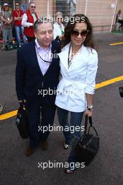 24.05.2009 Monte Carlo, Monaco,  Jean Todt (FRA), Scuderia Ferrari, Ferrari CEO and Michelle Yeoh wife of Jean Todt  - Formula 1 World Championship, Rd 6, Monaco Grand Prix, Sunday