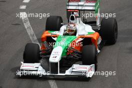 21.05.2009 Monte Carlo, Monaco,  Adrian Sutil (GER), Force India F1 Team, VJM-02, VJM02, VJM 02- Formula 1 World Championship, Rd 6, Monaco Grand Prix, Thursday Practice