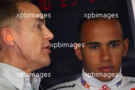 21.05.2009 Monte Carlo, Monaco,  Martin Whitmarsh (GBR), McLaren, Chief Executive Officer and Lewis Hamilton (GBR), McLaren Mercedes - Formula 1 World Championship, Rd 6, Monaco Grand Prix, Thursday