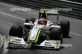 21.05.2009 Monte Carlo, Monaco,  Rubens Barrichello (BRA), Brawn GP, BGP001, BGP 001- Formula 1 World Championship, Rd 6, Monaco Grand Prix, Thursday Practice