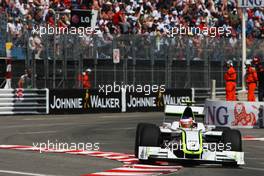21.05.2009 Monte Carlo, Monaco,  Rubens Barrichello (BRA), Brawn GP, BGP001, BGP 001 - Formula 1 World Championship, Rd 6, Monaco Grand Prix, Thursday Practice