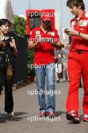 21.05.2009 Monte Carlo, Monaco,  Felipe Massa (BRA), Scuderia Ferrari - Formula 1 World Championship, Rd 6, Monaco Grand Prix, Thursday