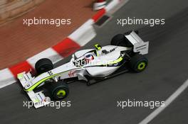 21.05.2009 Monte Carlo, Monaco,  Rubens Barrichello (BRA), Brawn GP, BGP001, BGP 001- Formula 1 World Championship, Rd 6, Monaco Grand Prix, Thursday Practice