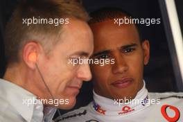 21.05.2009 Monte Carlo, Monaco,  Martin Whitmarsh (GBR), McLaren, Chief Executive Officer and Lewis Hamilton (GBR), McLaren Mercedes - Formula 1 World Championship, Rd 6, Monaco Grand Prix, Thursday