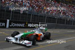 21.05.2009 Monte Carlo, Monaco,  Giancarlo Fisichella (ITA), Force India F1 Team, VJM-02, VJM02, VJM 02 - Formula 1 World Championship, Rd 6, Monaco Grand Prix, Thursday Practice