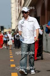 21.05.2009 Monte Carlo, Monaco,  Nick Heidfeld (GER), BMW Sauber F1 Team - Formula 1 World Championship, Rd 6, Monaco Grand Prix, Thursday