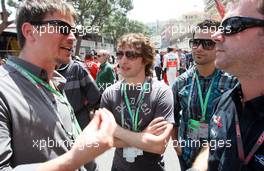 24.05.2009 Monte Carlo, Monaco,  Josh Hartnett, James Blunt, Jesse Metcalf - Formula 1 World Championship, Rd 6, Monaco Grand Prix, Sunday