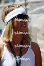 20.05.2009 Monte Carlo, Monaco,  Isabell Reis (GER), Girlfriend of Timo Glock (GER) - Formula 1 World Championship, Rd 6, Monaco Grand Prix, Wednesday