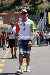 20.05.2009 Monte Carlo, Monaco,  Adrian Sutil (GER), Force India F1 Team - Formula 1 World Championship, Rd 6, Monaco Grand Prix, Wednesday