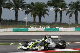 03.04.2009 Kuala Lumpur, Malaysia,  Jenson Button (GBR), Brawn GP  - Formula 1 World Championship, Rd 2, Malaysian Grand Prix, Friday Practice