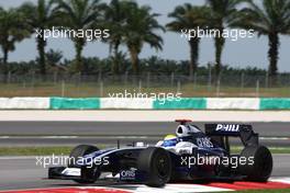 03.04.2009 Kuala Lumpur, Malaysia,  Nico Rosberg (GER), Williams F1 Team  - Formula 1 World Championship, Rd 2, Malaysian Grand Prix, Friday Practice