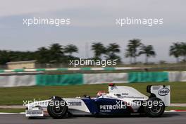 03.04.2009 Kuala Lumpur, Malaysia,  Robert Kubica (POL), BMW Sauber F1 Team  - Formula 1 World Championship, Rd 2, Malaysian Grand Prix, Friday Practice