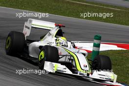 03.04.2009 Kuala Lumpur, Malaysia,  Jenson Button (GBR), Brawn GP - Formula 1 World Championship, Rd 2, Malaysian Grand Prix, Friday Practice