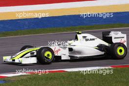 03.04.2009 Kuala Lumpur, Malaysia,  Rubens Barrichello (BRA), Brawn GP  - Formula 1 World Championship, Rd 2, Malaysian Grand Prix, Friday Practice