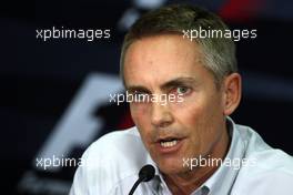 03.04.2009 Kuala Lumpur, Malaysia,  Martin Whitmarsh (GBR), McLaren, Chief Executive Officer - Formula 1 World Championship, Rd 2, Malaysian Grand Prix, Friday Press Conference