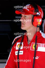 03.04.2009 Kuala Lumpur, Malaysia,  Michael Schumacher (GER), Test Driver, Scuderia Ferrari - Formula 1 World Championship, Rd 2, Malaysian Grand Prix, Friday Practice